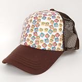 Paul Frank Mesh Baseball Cap Trucker Hat Brown
