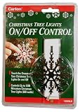 Good Tidings 0190007 Snowflake Christmas Tree Ornament On/Off Christmas Light Controller