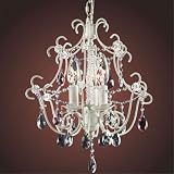 Minique Mini Chandelier in Antique White