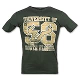T-SHIRT INTERNATIONAL INC South Florida Bulls Kingsley NCAA Mens Tee, Green