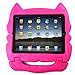HDE Kids Light Weight Shock Proof Handle Case for iPad 2/3/4 (Pink Cat)