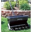 LawnCrafter 70-Pound Push Spiker Seeder, Black 45-0419
