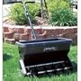 LawnCrafter 70-Pound Push Spiker Seeder, Black 45-0419