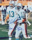 Dan Marino and Mark Clayton DUAL Autographed/Hand Signed Miami Dolphins 8x10 Photo - Online Authenti