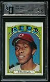 1972 Topps #417 Tom Hall Baseball Card - GAI 8.5 NRMT/MT+!!