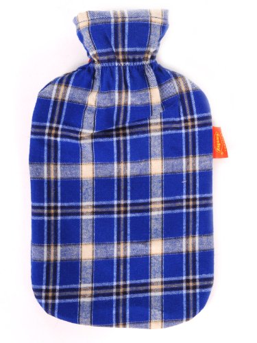 Click to see more detail Plaid Cover Hot Water Bottle (Assorted Colors) hot water bottle by Fashy Plaid Cover Hot Water Bottle (Assorted Colors) hot water bottle by Fashy