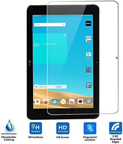 LG G Pad X 10.1 Screen Protector, Vistore 9H Hardness Ultra-thin Shatterproof Anti-Scratch HD Clear Ballistic Tempered Glass Screen Protector for LG G Pad X 10.1 inch V930 tablet
