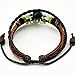 November's Chopin Unique Beads Braided Leather Adjustable Wrap Bracelet