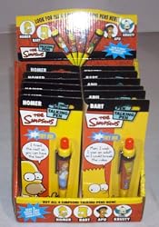 The Simpsons Talking Pens Set of 12 in Original Store Display