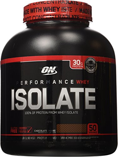 Whey optimum nutrition performance supplements, chocolate, 4.19 p…