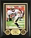 Jeremy Shockey Framed New Orleans Saints 8x10 Photo Mint with 2 24KT Gold Coins