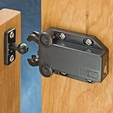 Safe Push Touch Latch Black Mini-latch (1-5/8'' Long overall)