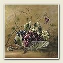 Grapevine Breeze TUSCAN New Stone Coaster Set of 4