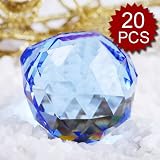 Top Quality Blue Glass Prisms 40MM, Price For 20 Pcs