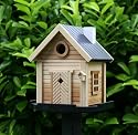 Swedish Cottage Bird House / Feeder (natural)