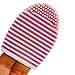 Lookatool Pro Cosmetic Makeup Face Powder Blusher Toothbrush Curve Foundation Brush + Cleaning Glove MakeUp Washing Brush