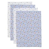 Gerber Burp Clothes 4-pk. - Blue