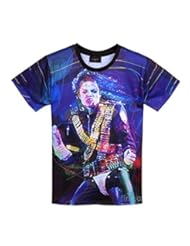 Apparel: Catamaran Womens Painting 3d Michael Jackson MJ men tops T Shirts (XL)