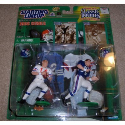 Childrens Toyshop  Toys : 1998 Y.A. Tittle and Sam Huff NFL Classic Doubles Starting Lineup Figures