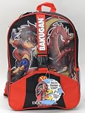 bakugan backpack:Japanese Favorite Cartoon Bakugan Large Backpack and One Cars Travel Game Card Set