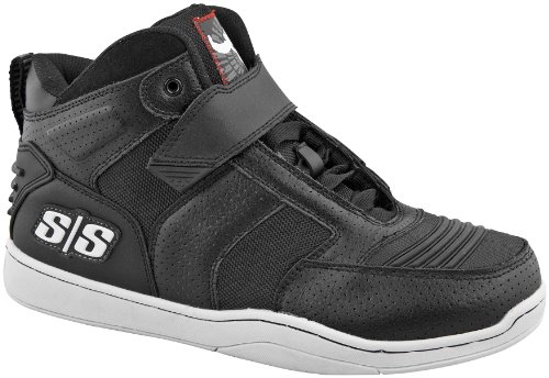 Speed  Strength Mens Run With The Bulls Motorcycle Shoes Black 10