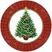Twinkling Tree Paper Lunch Plates 50ct
