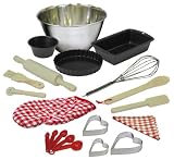 Children's Little Chef Toy Baking Pots & Pans: Complete 16-piece Childrens Cooking Set