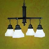 26W Country Bungalow 4 Lt Chandelier