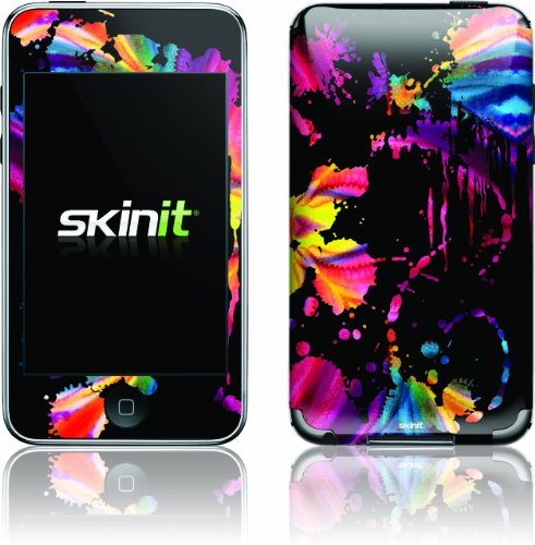 Skinit Protective Skin fits recent iPod Touch 2G, iPod, iTouch 2G (Chromatic Splatter Black)