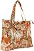 Tangello Floral Tote Large Handbag with Matching Zippered Pouch