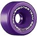 RollerBones Team Logo 101A Recreational Roller Skate Wheels - 62mm Purple