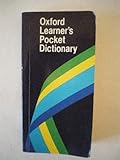 Oxford learner's pocket dictionary