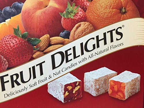 Fruit Delights All-natural Flavors Soft Fruit and Nut Candy 7oz
