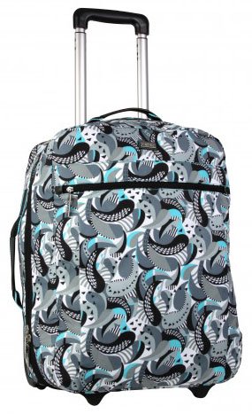 Hadaki Plane Hopping Roller Carry On,Mardi Gras Paisley,One Size