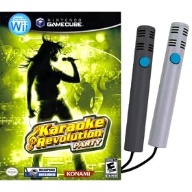 Karaoke Revolution Party Bundle with 2 Microphones for Wii and Gamecube - 2 Player... by 