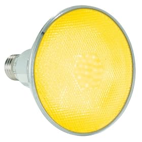 Lamplite LL-Par38LEDY Yellow LED Flood Lamp Medium Screw Base