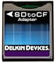 Delkin Devices DDSDFLS-AD Secure Digital to Compact Flash Adapter