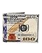 WLT-107 - Mens USA New $100 Dollar Bill Wallet Credit Card Holder and ID Display