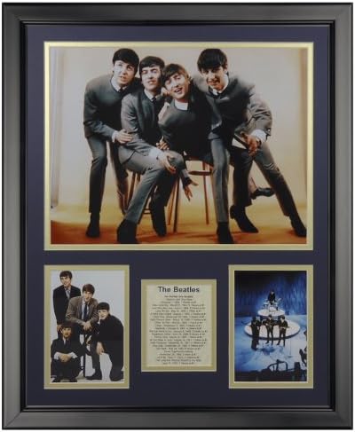 Art of Hollywood, The Beatles Fab Four Framed Photo Presentation - 18 x 22 Inches