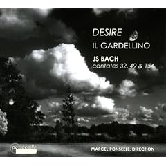 Desire - Bach J.S. & J.C. : Cantates. Il Gardellino, Ponseele.