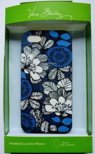 Fashionable Vera Bradley 3 in 1 Hardshell Snap-on Case Cover For iPhone 5 5S - Blue Bayou