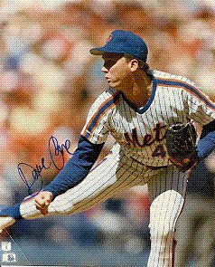 David Cone Autographed/Hand Signed New York Mets 8x10 Photo