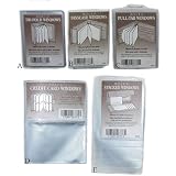 Plastic Wallet Inserts, Replacement Windows (G) Stacked Card Windows)