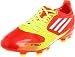 adidas F10 TRX FG Soccer Cleat (Little Kid/Big Kid),High Energy/Electricity/White,4.5 M US Big Kid