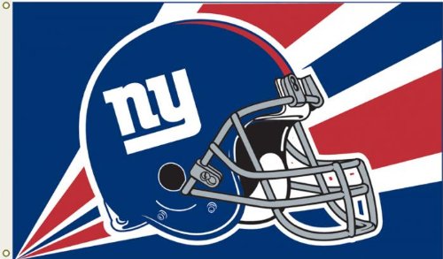 NFL New York Giants 3-by-5 Foot Helmet Flag