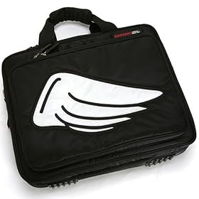 Buy Fits Up to 13.3-inch Laptop Winged Flight Series Soft Convertible Messenger Bag Backpack by Googims