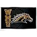 Western Michigan Broncos WMU University Large College Flag