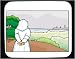 Mouse Pad with Estonia, hill, nun, Europe, woman, holy person, religious, Christian