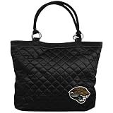 NFL Jacksonville Jaguars Black Quilted Tote Bag