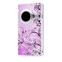 Flip Mino Camcorder, 60 Minutes (Purple Flourish)